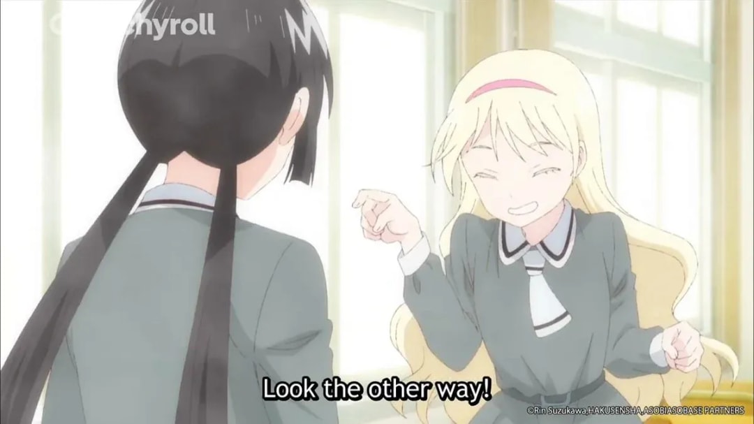 Discover the True Meaning of "Look the Other Way" in Asobi Asobase