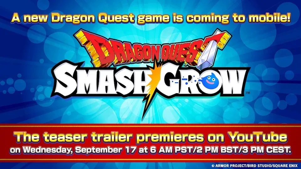 Dragon Quest: Smash/Grow Mobile Game Announced for iOS and Android