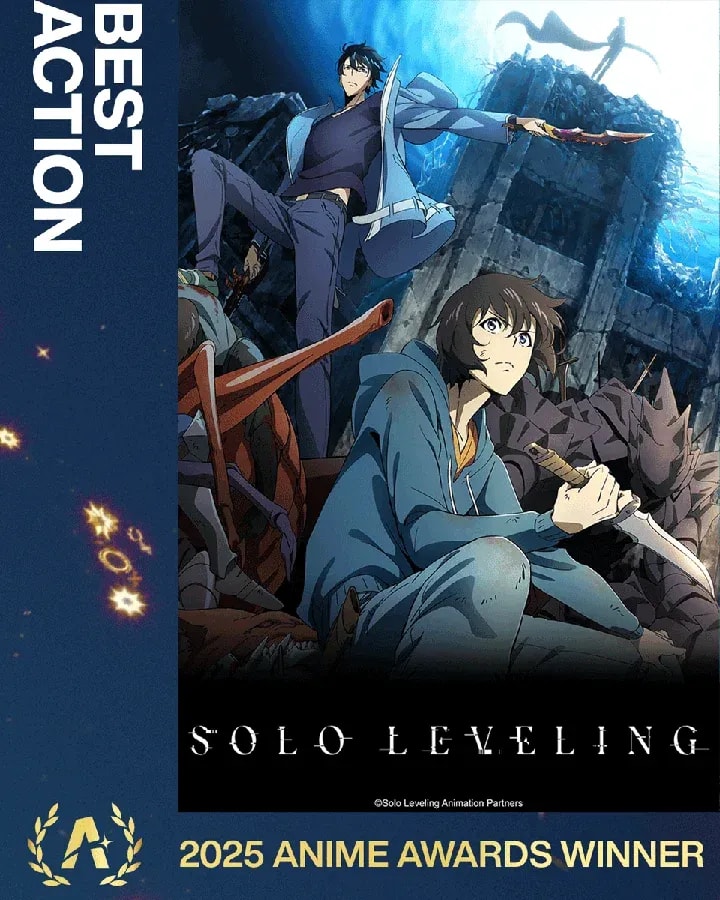 Solo Leveling Triumphs as Best Action Anime at 2025 Anime Awards