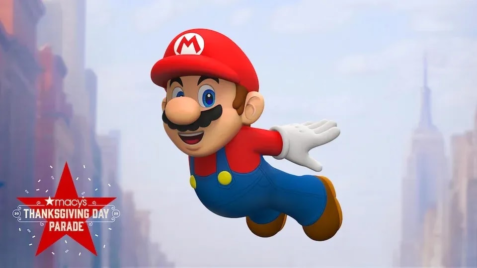 Mario's 40th Anniversary Takes to the Skies at Macy's Thanksgiving Parade
