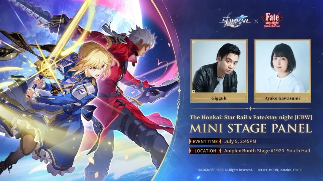 Don't Miss the Honkai: Star Rail x Fate/stay night Panel at Anime Expo 2025
