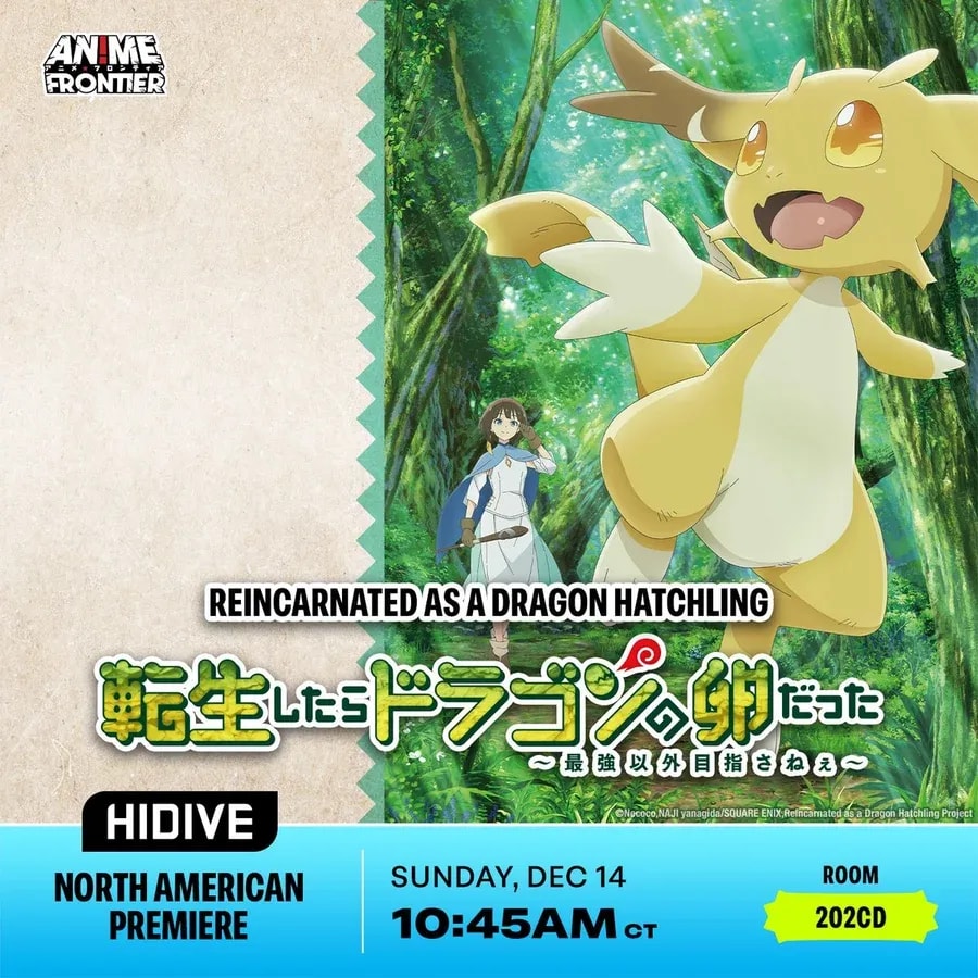 Experience the North American Premiere of 'Reincarnated as a Dragon Hatchling'