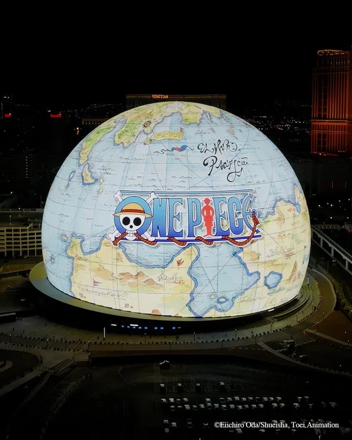 Experience ONE PIECE Like Never Before: Exosphere Display in Las Vegas