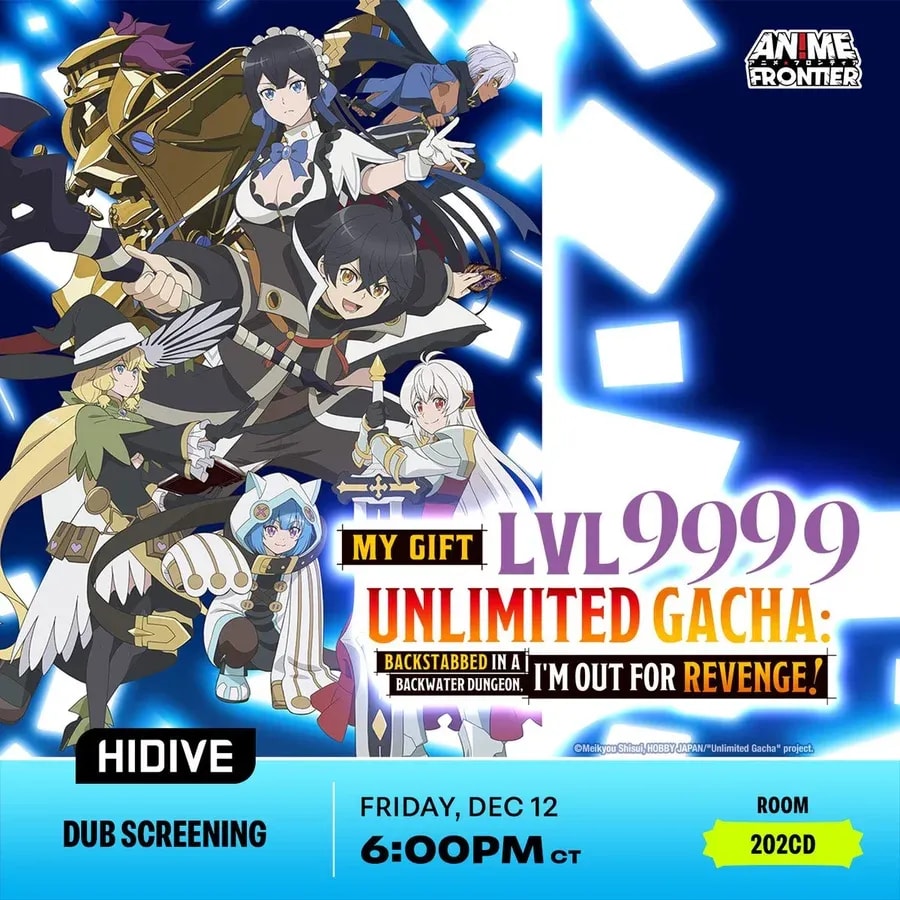 Experience the Ultimate Power: Dub Screening of My Gift Lvl 9999 Unlimited Gacha