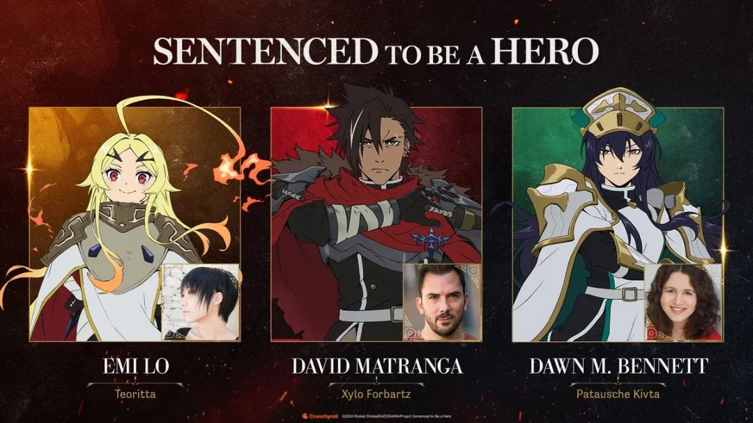 Sentenced to Be a Hero: Dub Premiere and Cast Announcement