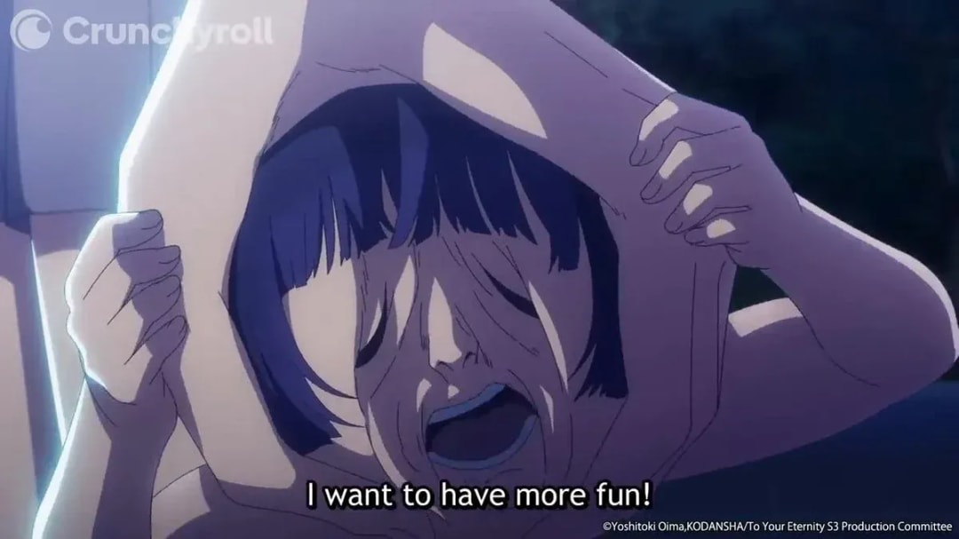 Fushi's Battle and Growth in To Your Eternity Season 3