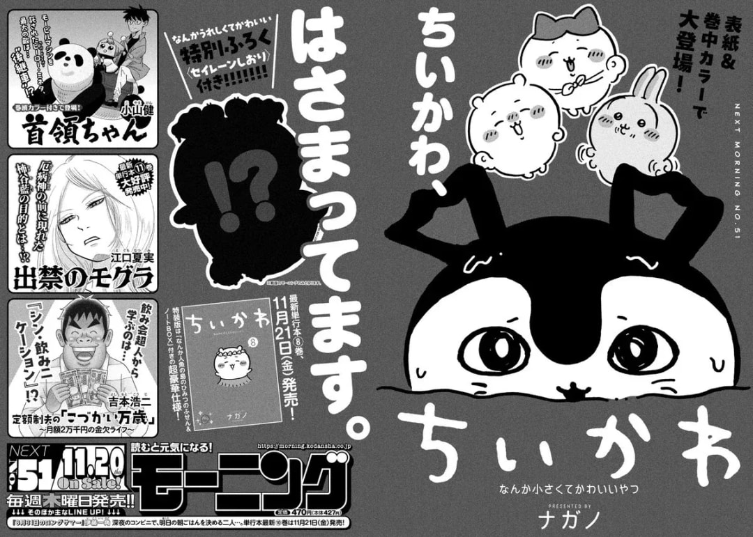 Chiikawa Graces Morning's Cover with Special Bonus