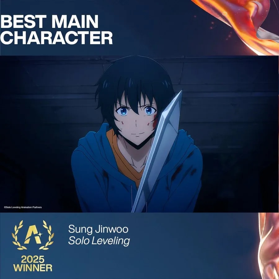 Sung Jinwoo's Impactful Role in Solo Leveling Secures Best Main Character Award