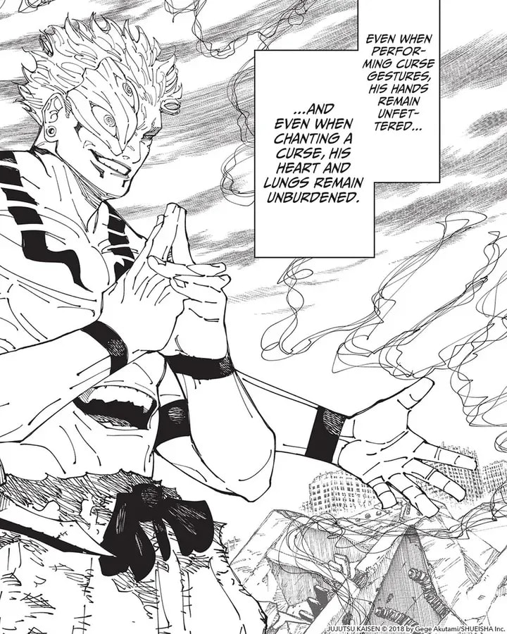 Sukuna's Ultimate Cursed Energy Mastery in Jujutsu Kaisen Vol. 27
