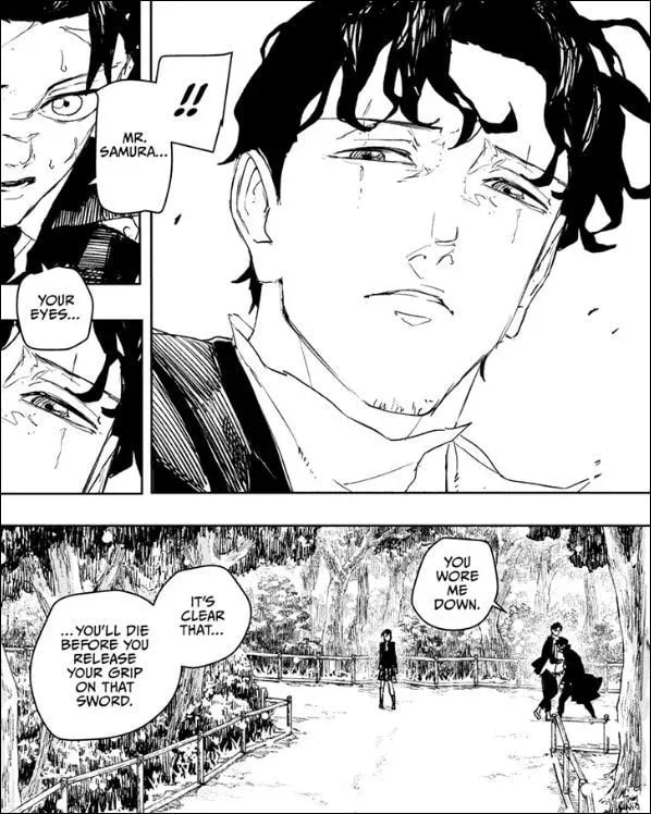 Kagurabachi Chapter 86: The Fate of the Enchanted Blade