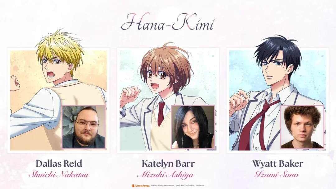 Hana-Kimi English Dub Premieres This Sunday: Meet the Cast