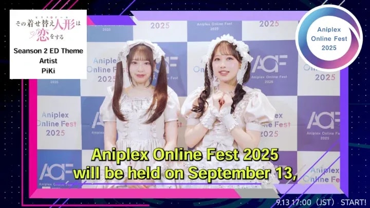 Join PiKi at Aniplex Online Fest 2025 for a Special Performance!