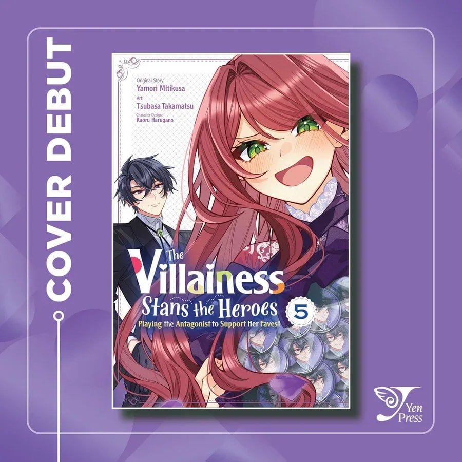 The Villainess Stans the Heroes Vol. 5: A New Cover and Exciting Plot Twists