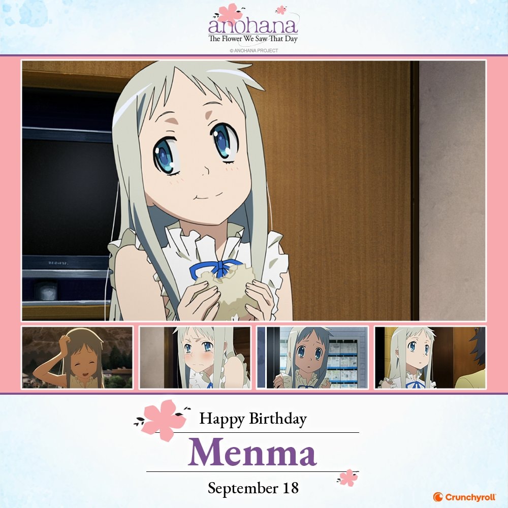 Celebrating Menma from Anohana